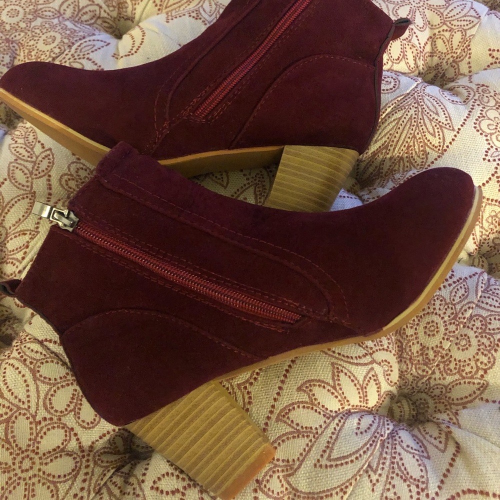 SHEIN Red booties
